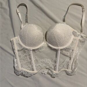 VS SHINE STRAP BOMBSHELL BUSTIER BRA TOP